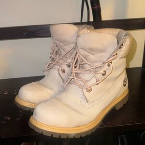 Limited edition pink timberland boots